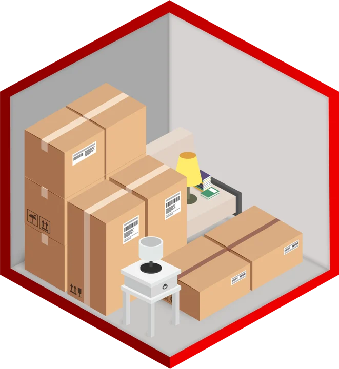 5 x 5 storage unit